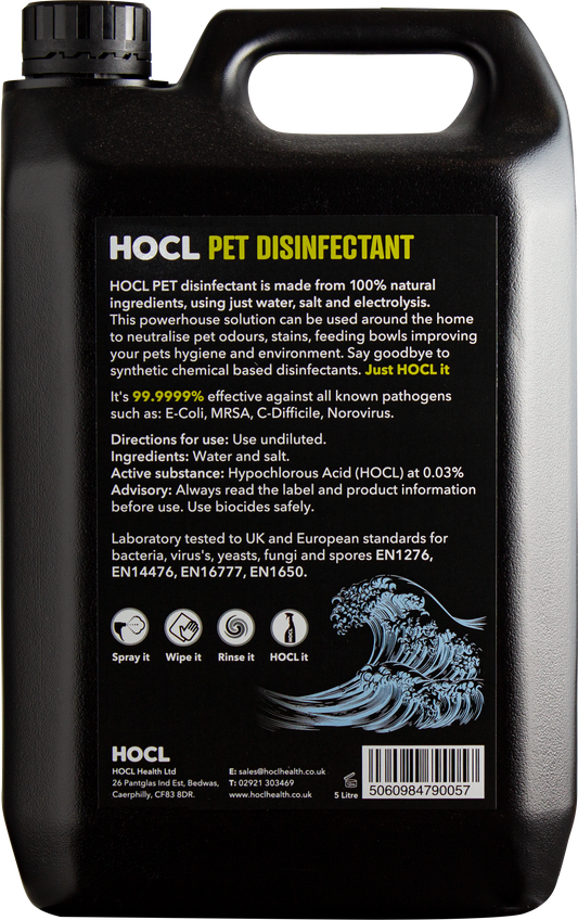 HOCL Pet 5 Litre Disinfectant Refill